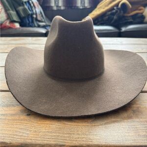GIGI PIP Brown Felt Western Cowboy Hat